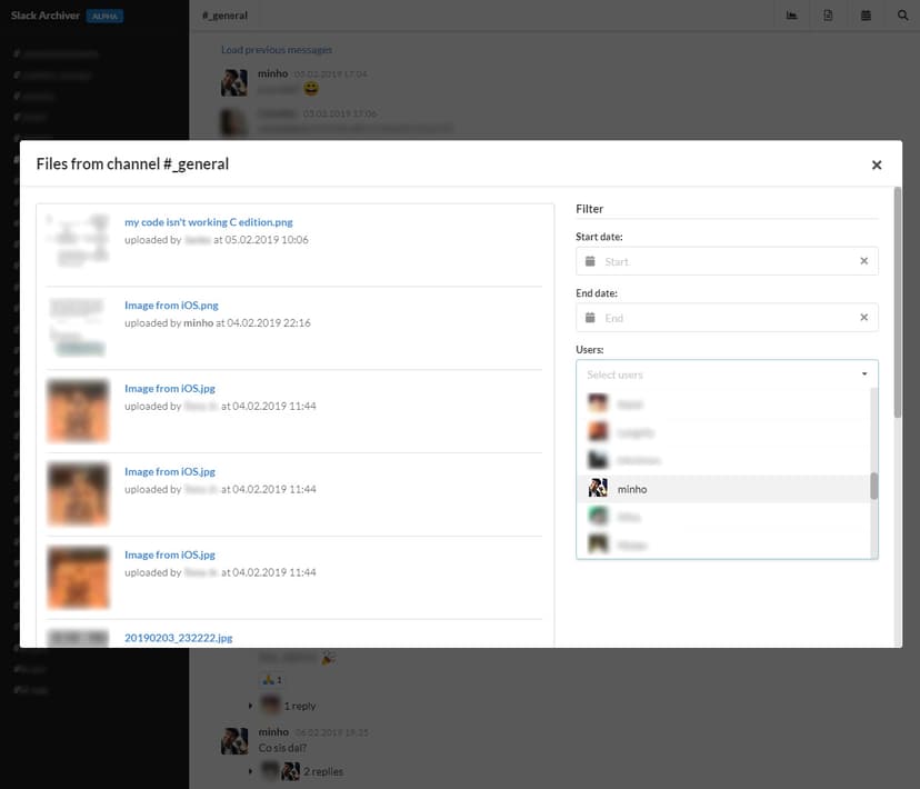 Image 1 of the Slack Archiver project.